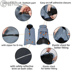 Waterproof Dog Jacket: Comfort and Safety for Large Breeds Life’s Better Ltd