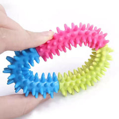 Dog Puppy Soft Rubber Chew Ring.