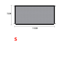 Black Retractable Pet Safety Gate.