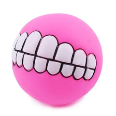 Pet Ball Teeth Silicon Dog Chew Toy.