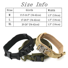 Tactical Dog Collar & Leash.